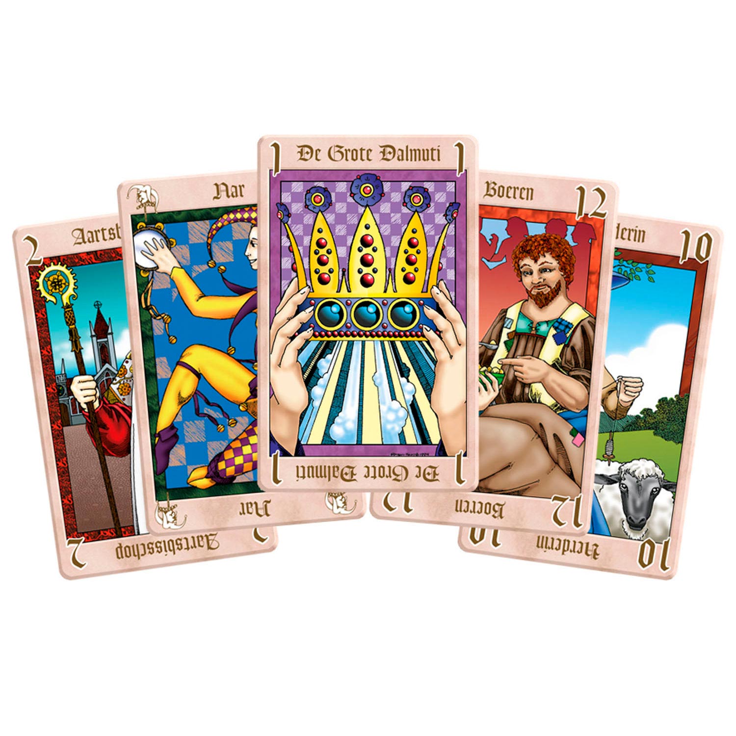 Asmodee de grote dalmuti kaartspel