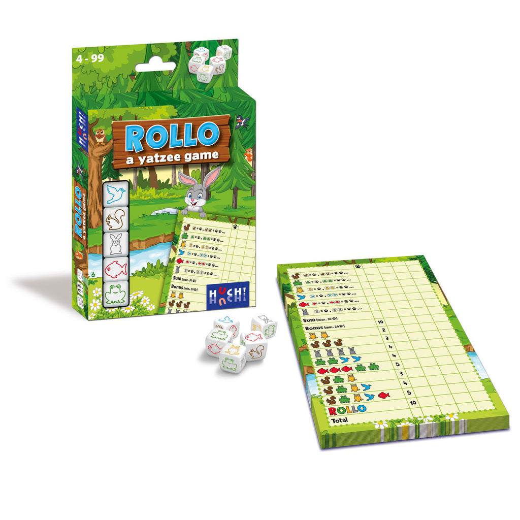 Asmodee rollo - yatzee dieren