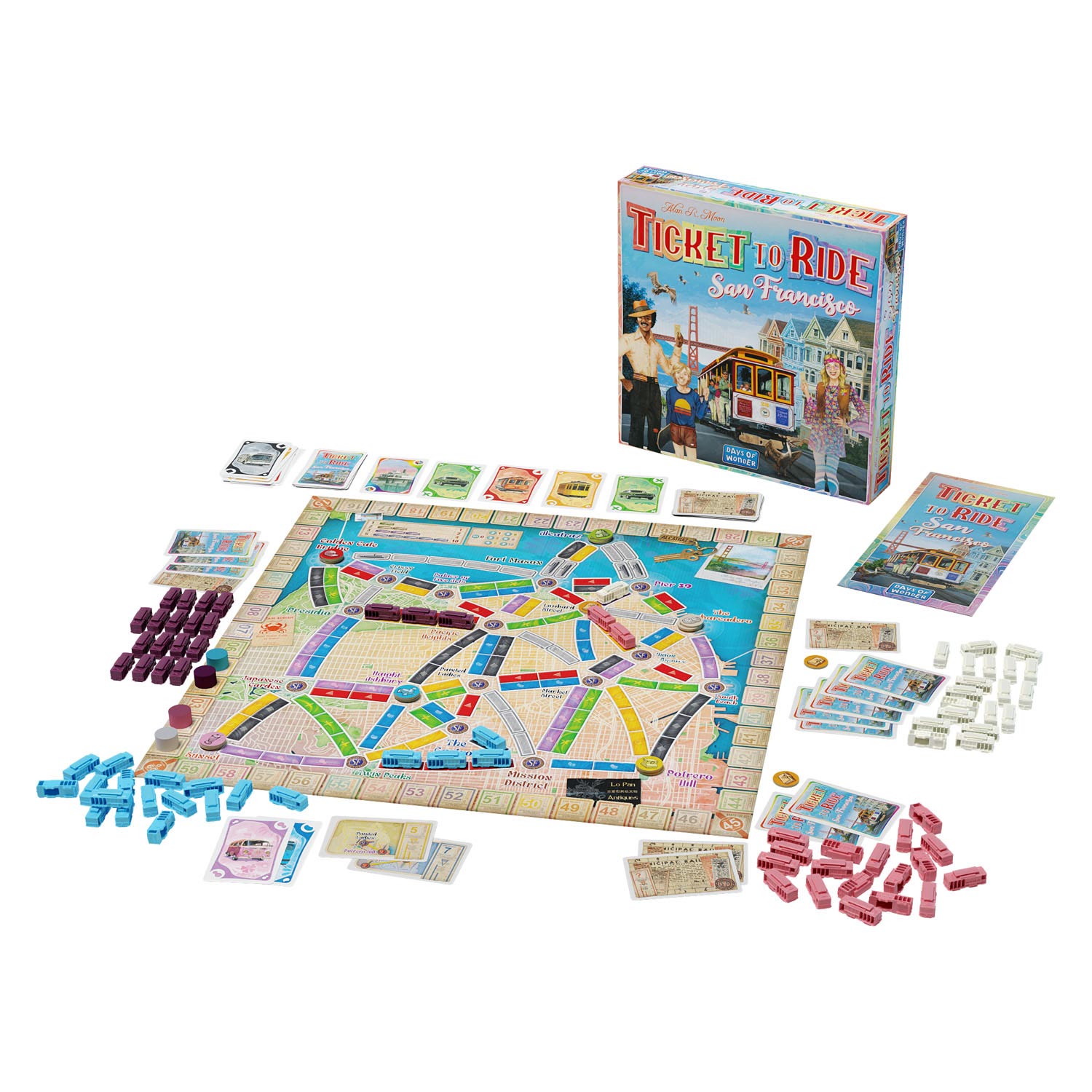 Days Of Wonder - Days Of Wonder Ticket to ride - san francisco bordspel