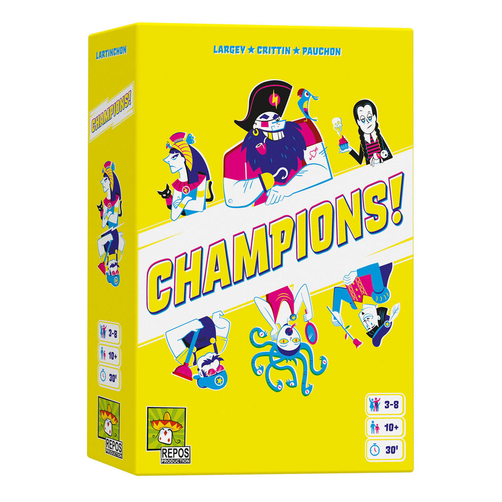Repos production champions! bordspel