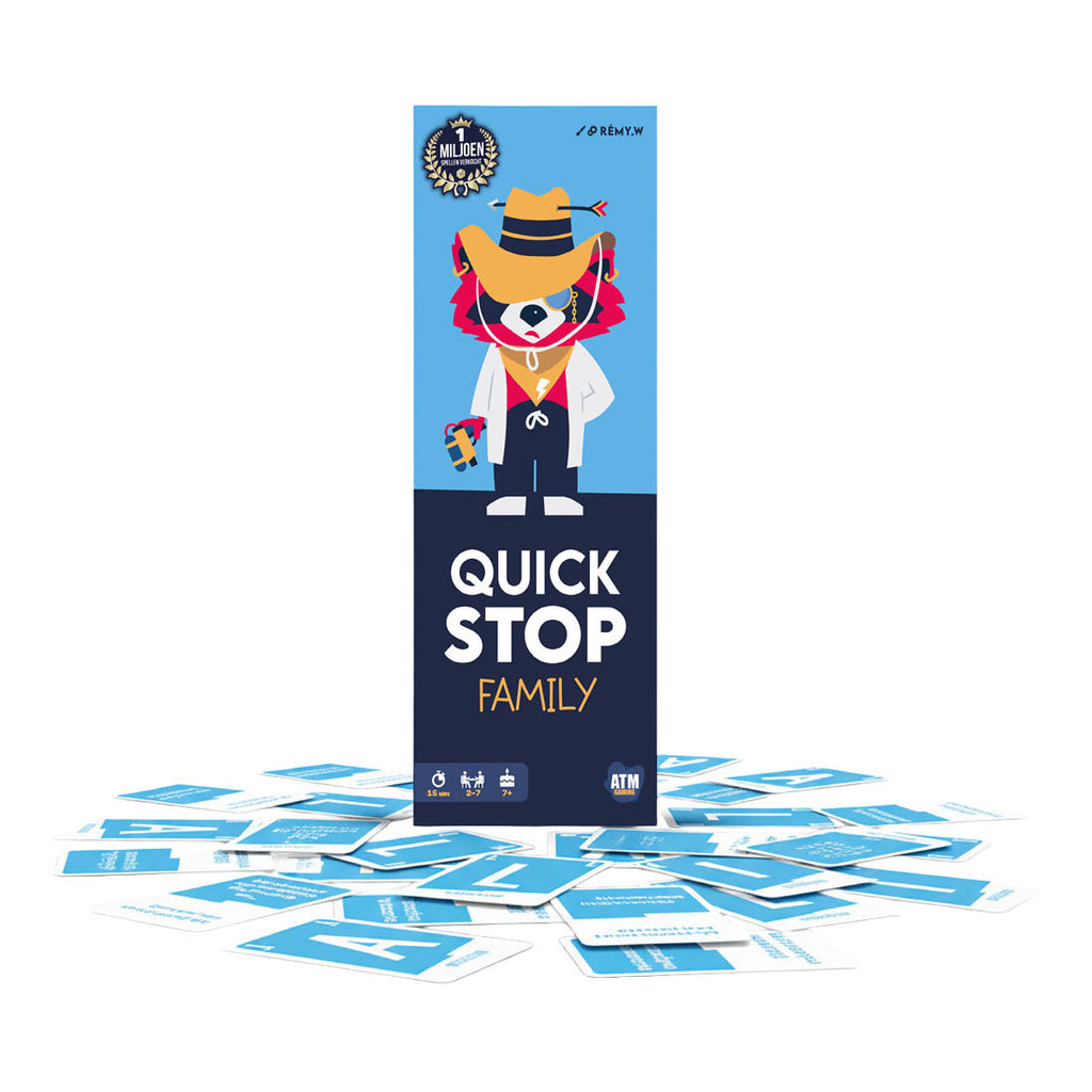 Asmodee - Asmodee Quickstop family razendsnel kaartspel