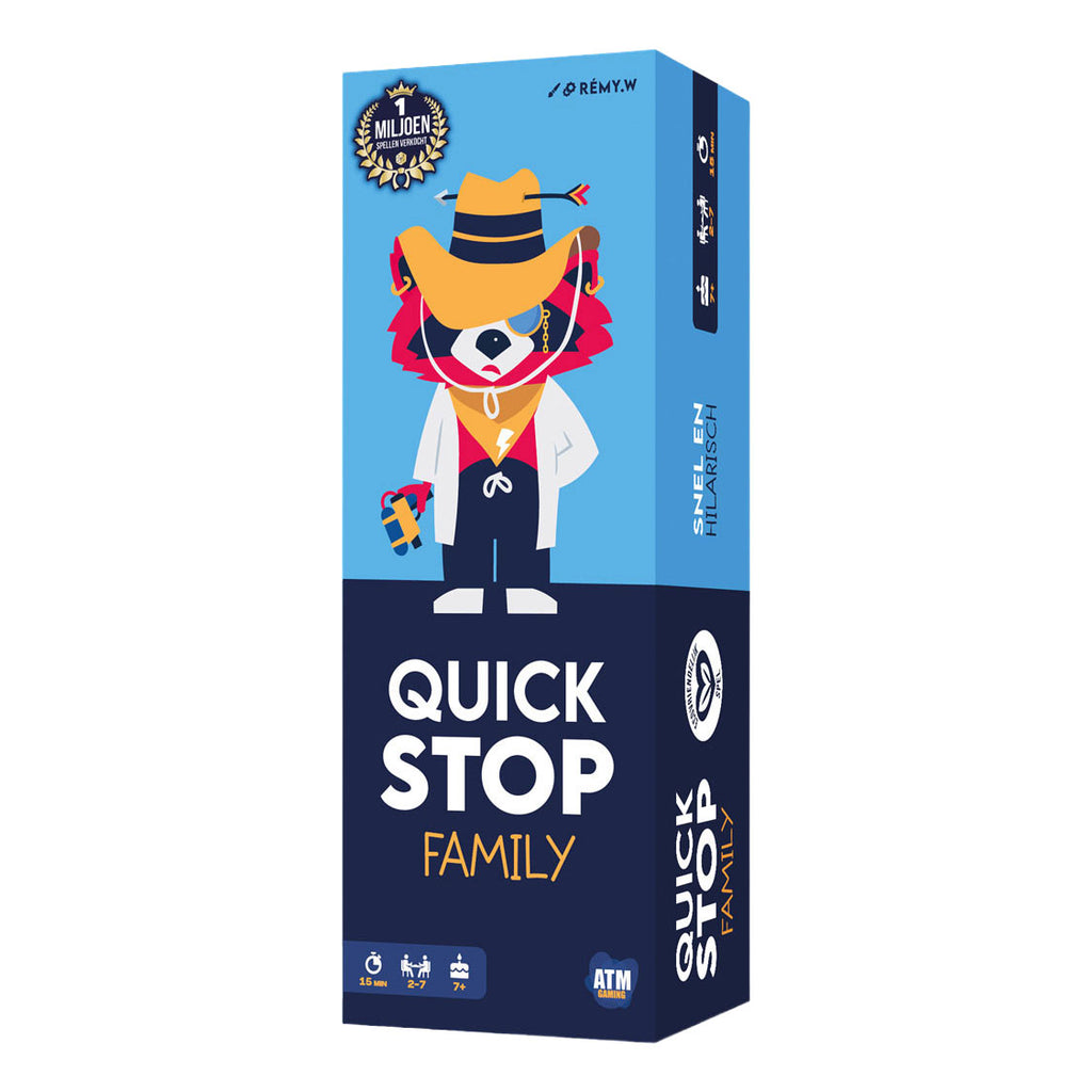 Asmodee - Asmodee Quickstop family razendsnel kaartspel