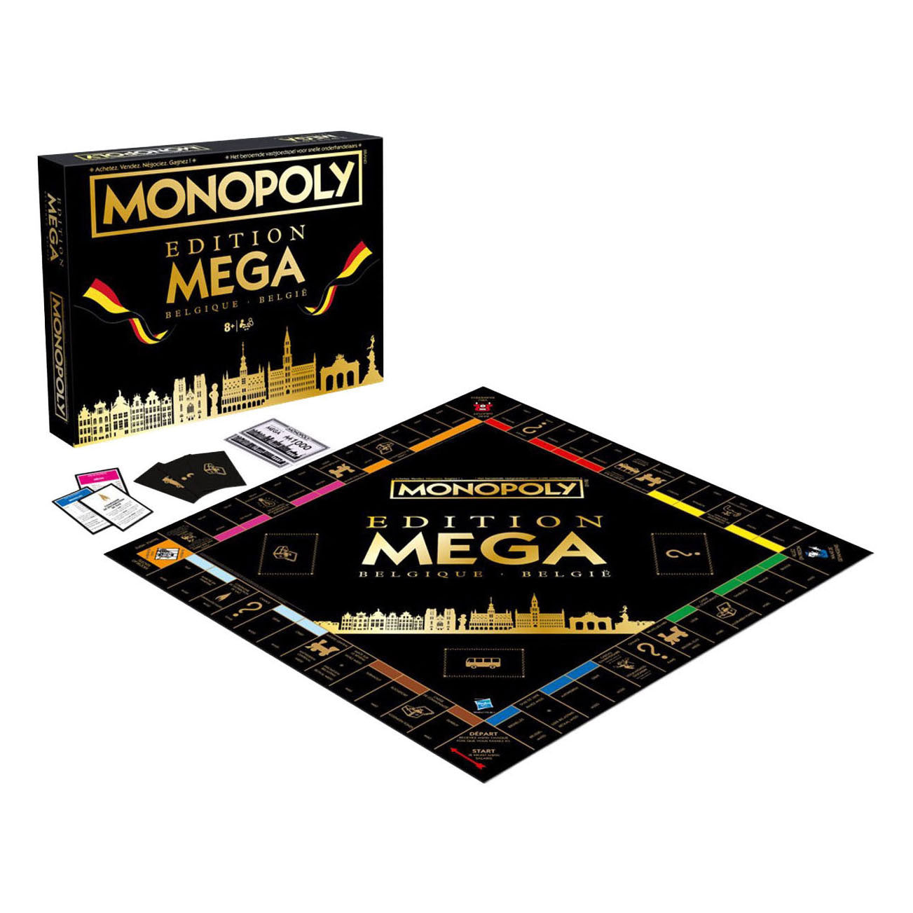 - Mega Monopoly Belgie - Bordspel