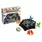 Megableu triggle - strategisch bordspel - vorm driehoeken met elastieken - vanaf 7 jaar - gezelschapsspel voor familie vrienden