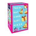 Geronimo games blue orange kaartspel taco hat cake gift pizza