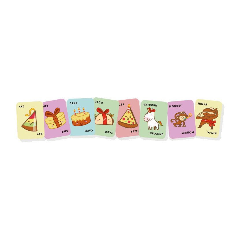 Geronimo Games - Geronimo Games Blue orange kaartspel taco hat cake gift pizza