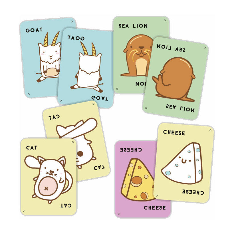 Geronimo Games - Geronimo Games Blue orange kaartspel taco back goat cheese pizza