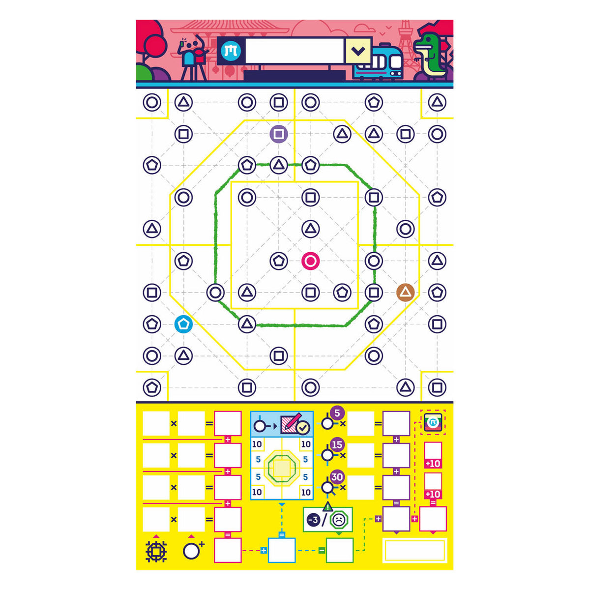 Geronimo Games - Geronimo Games Blue orange gezelschapsspel next station tokyo