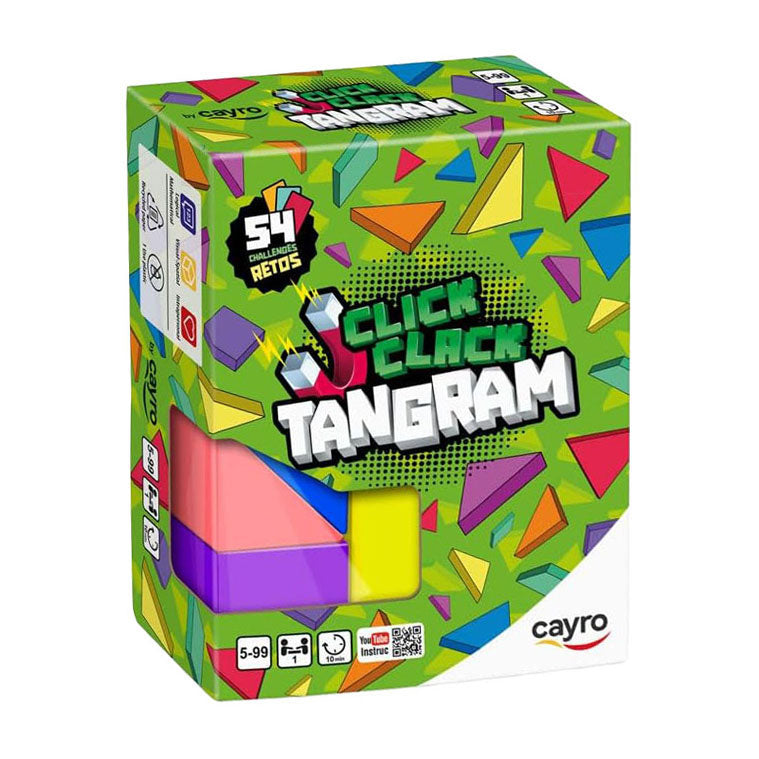 Geronimo Games - Geronimo Games Cayro magnetisch blokkenspel click clack tangram