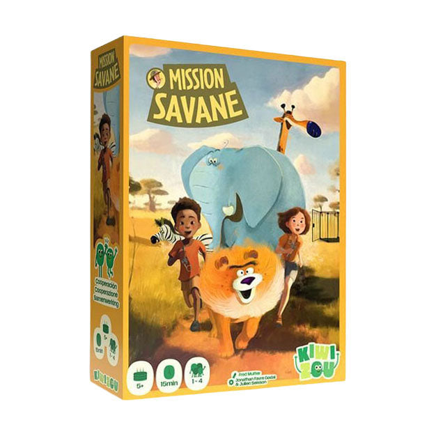 Geronimo Games - Geronimo Games Kiwizou kaartspel mission savane
