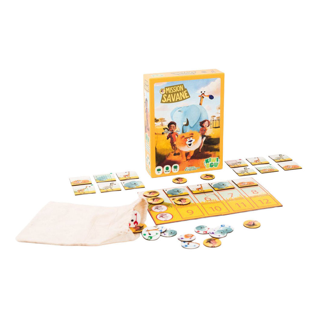 Geronimo Games - Geronimo Games Kiwizou kaartspel mission savane