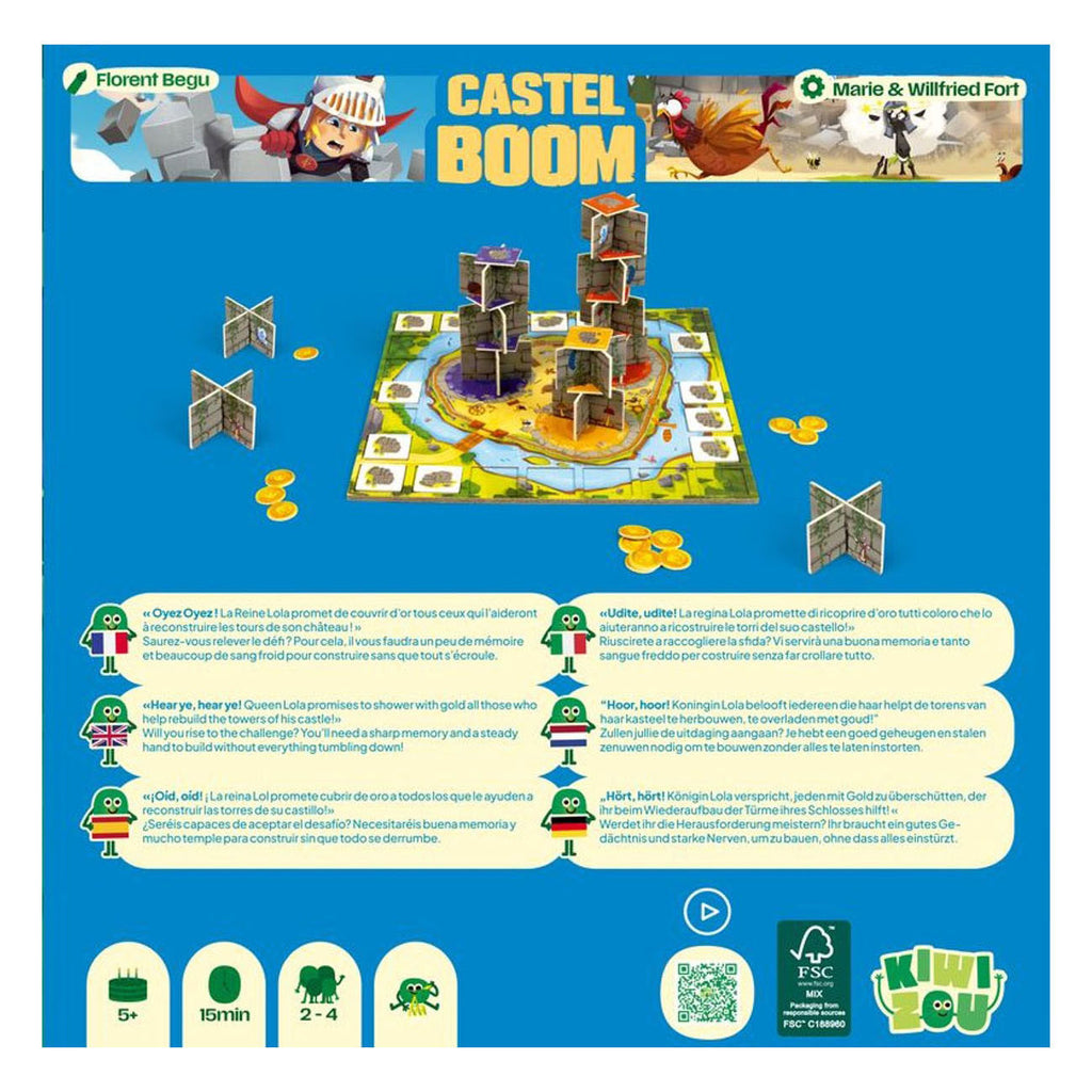 Geronimo Games - Geronimo Games Kiwizou bordspel castel boom