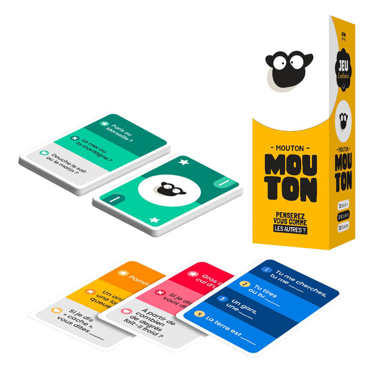 Geronimo games mouton mouton - - atm gaming - jeux de cartes - fr - jeux d'ambiance - party games