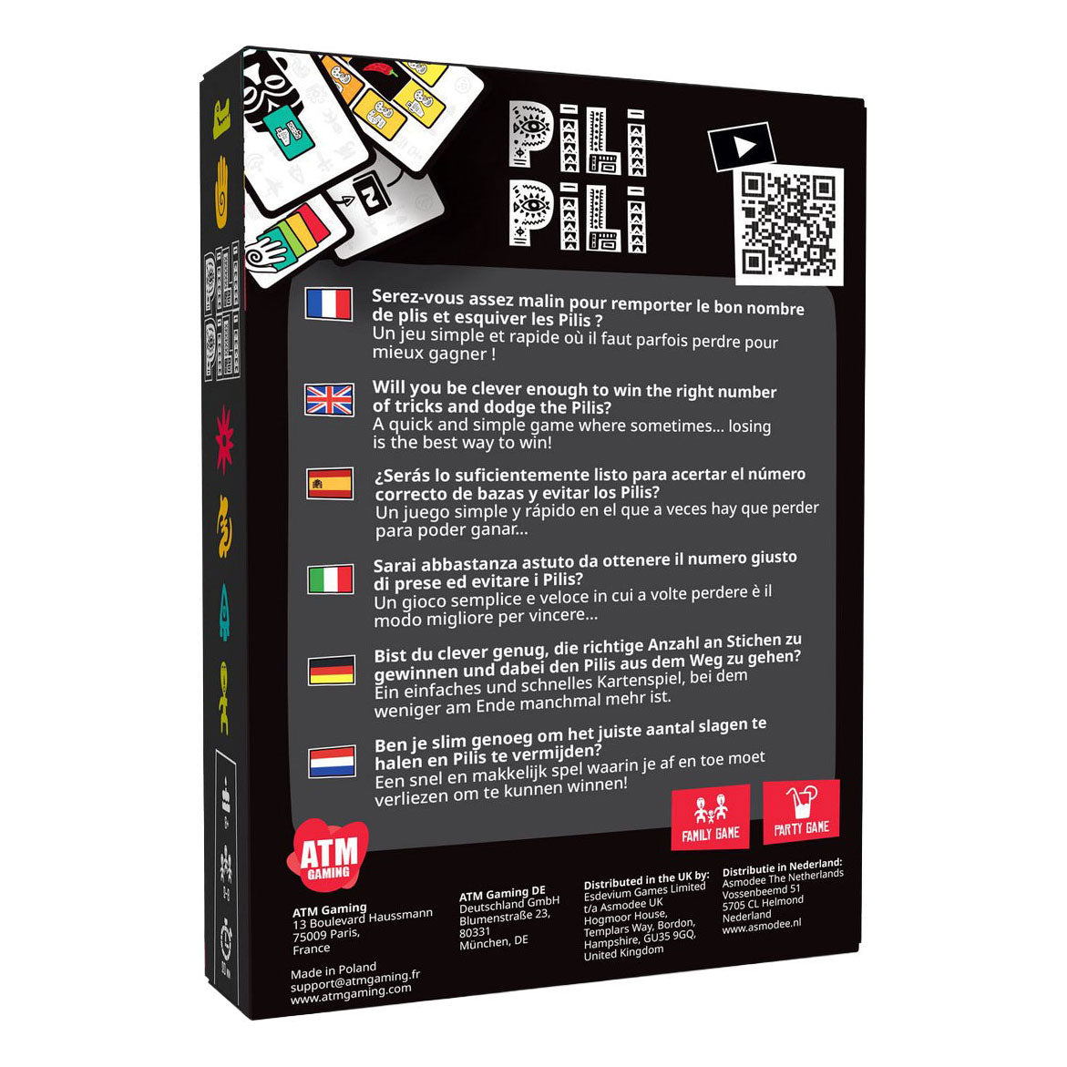 ATM Gaming - ATM Gaming Pili pili kaartspel nl/fr