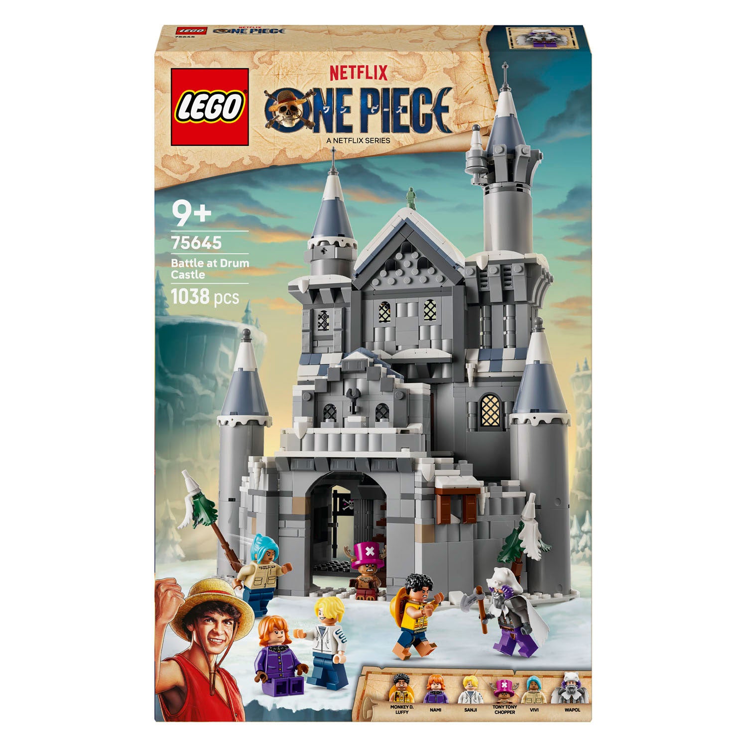LEGO - one piece 75645 slag bij kasteel drum