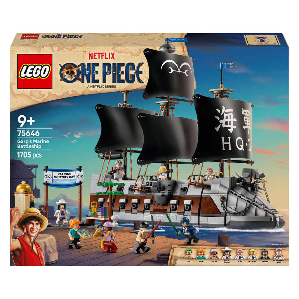 LEGO - one piece het slagschip van garp piraten speelgoed voor kinderen 75646