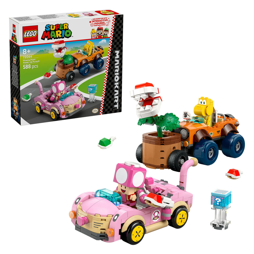 LEGO - super mario kart 72044 achtervolging met de piranha plant