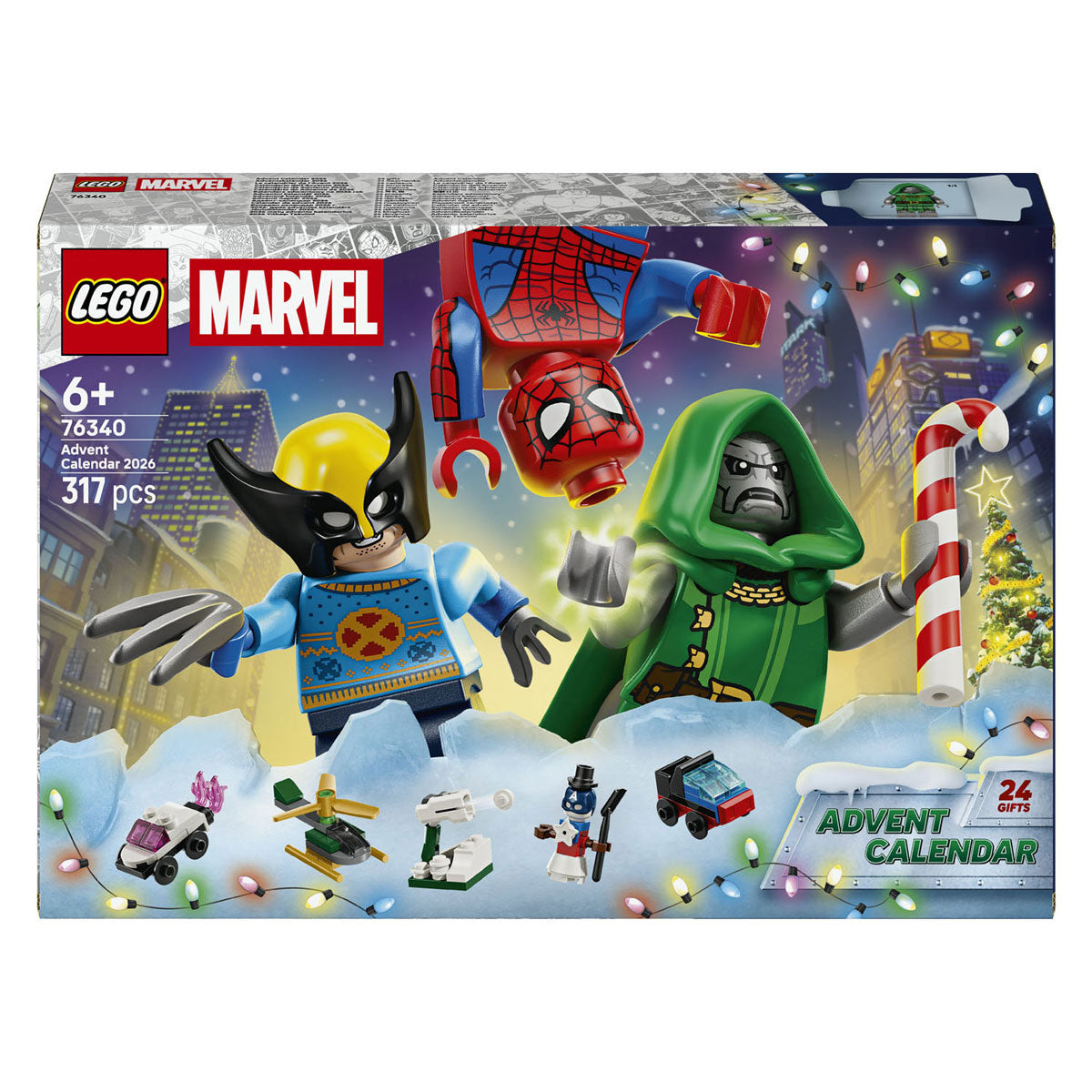 LEGO - ǀ marvel adventskalender 2026 superheld speelgoed voor kinderen 76340