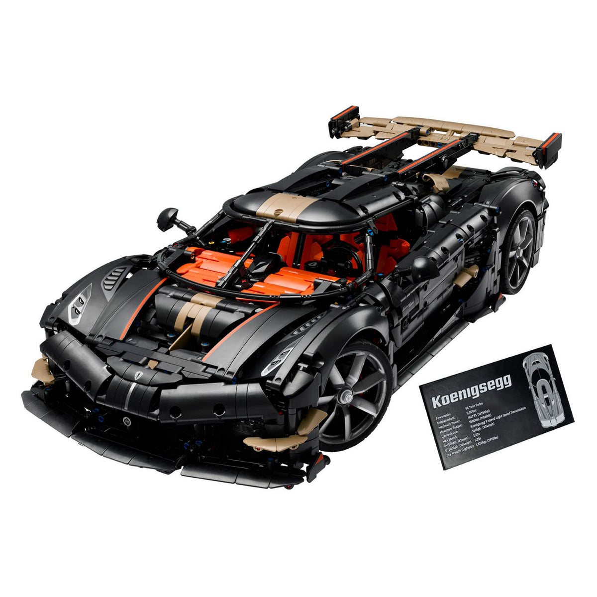 LEGO - ® technic koenigsegg sadair's spear megacar - technische bouwset voor volwassenen - 42232