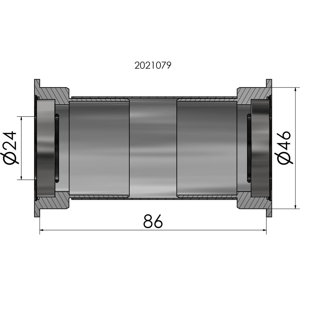 Adaptateur Bracket Pf BB386 86 mm Shimano