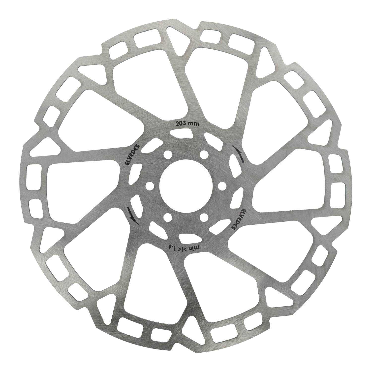 Elvedes Cable Systems- Cable Systems remschijf 6-gaats �203mm t=18mm
