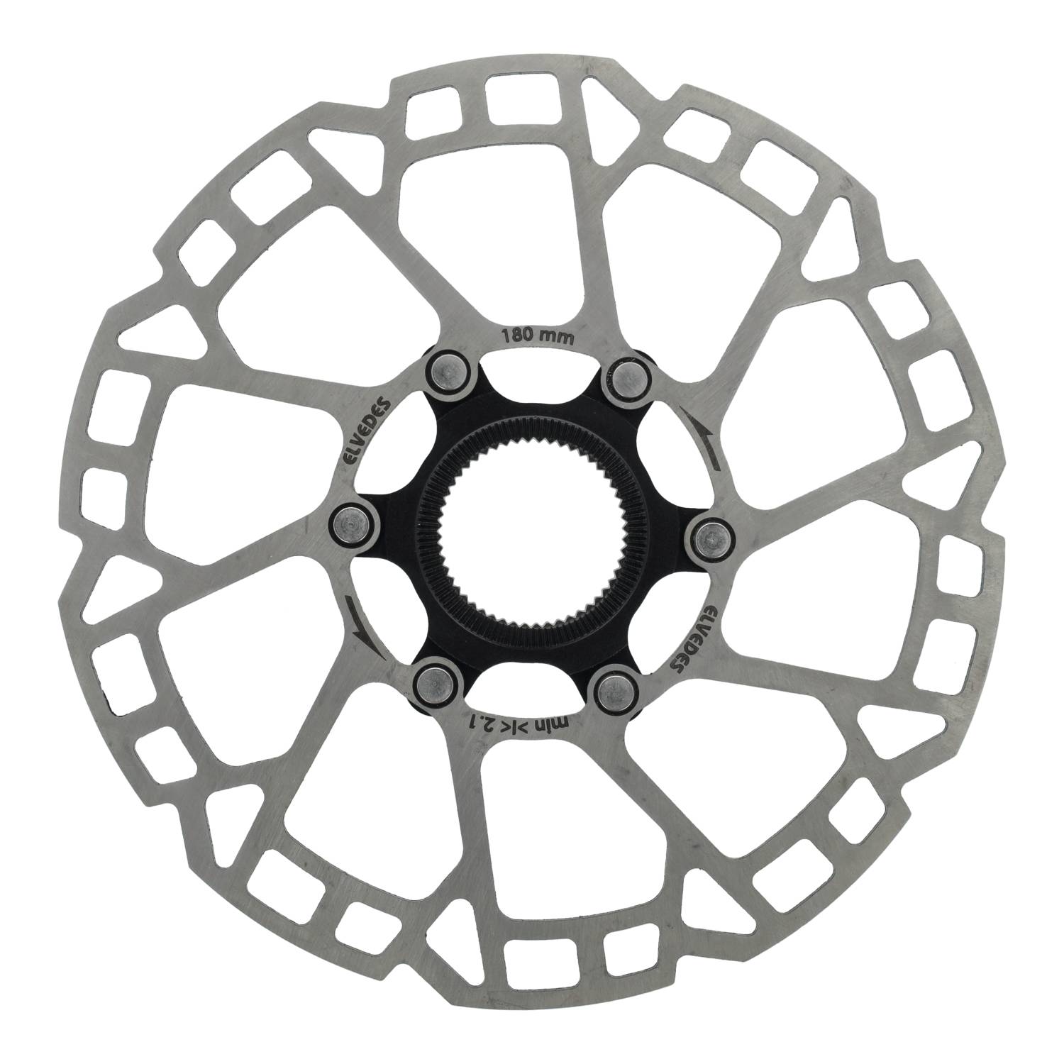 Elvedes - remschijf centerlock �180mm t=23mm