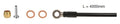 Elvedes hydro leiding 4m bh90 extra flex met banjo+parts