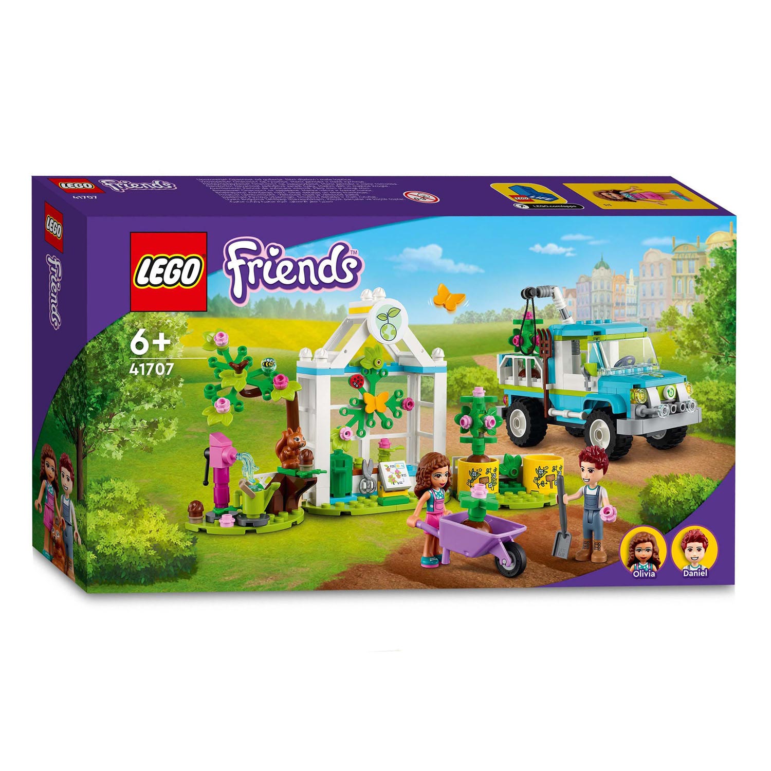 Lego friends - 41707 bomenplantwagen en boomkwekerij