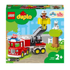 Lego duplo brandweer ladderwagen met boom -10969