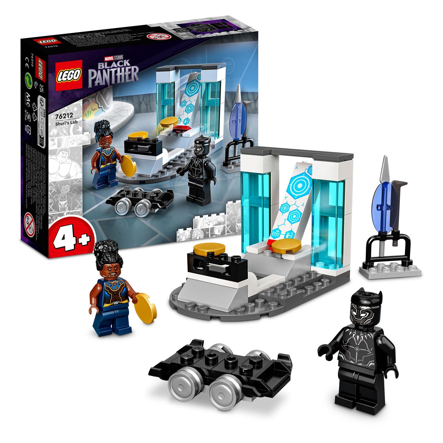 Lego marvel - shuri’s lab constructiespeelgoed (76212)