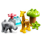 Lego duplo - wilde dieren van afrika constructiespeelgoed (10971)