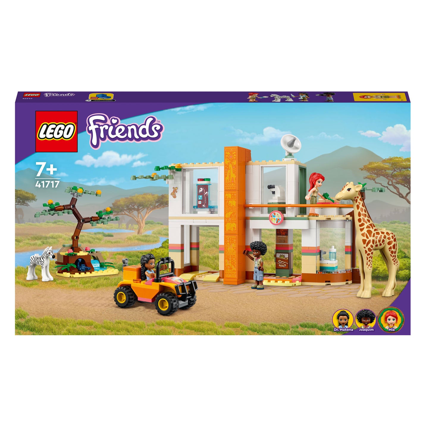 Lego friends - mia’s wilde dieren bescherming constructiespeelgoed (41717)