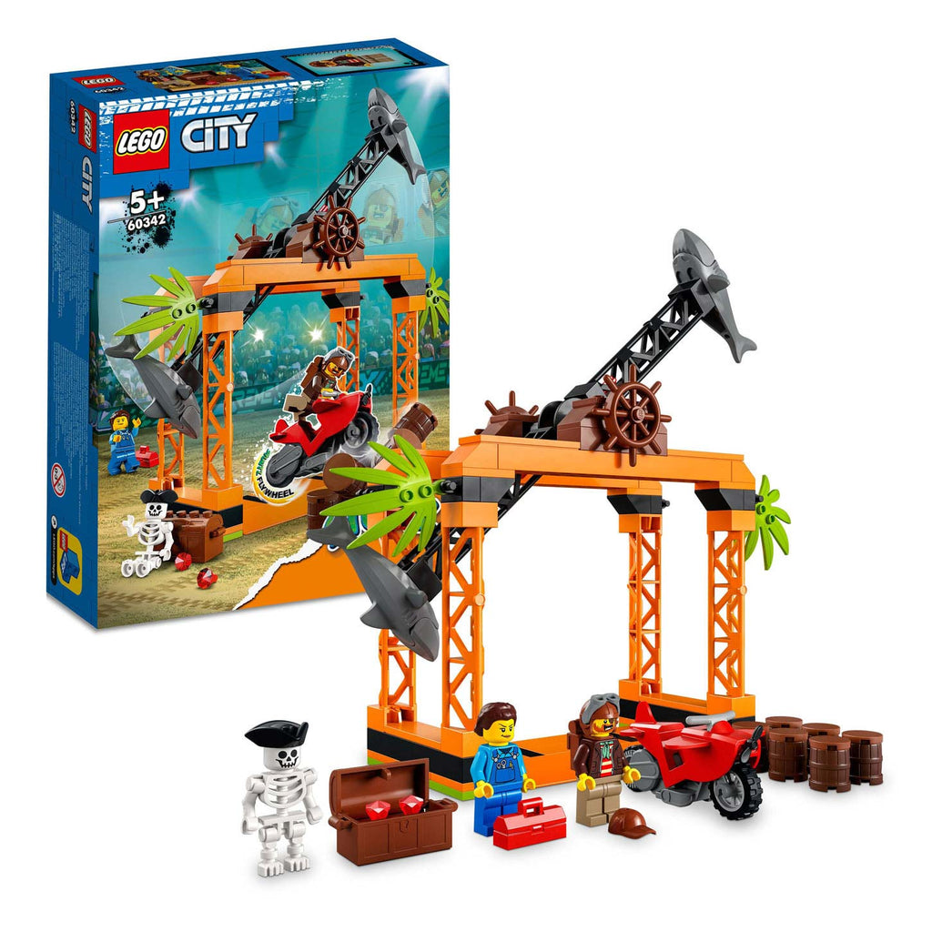 Lego city de haaiaanval stunt set de uitdaging 60342