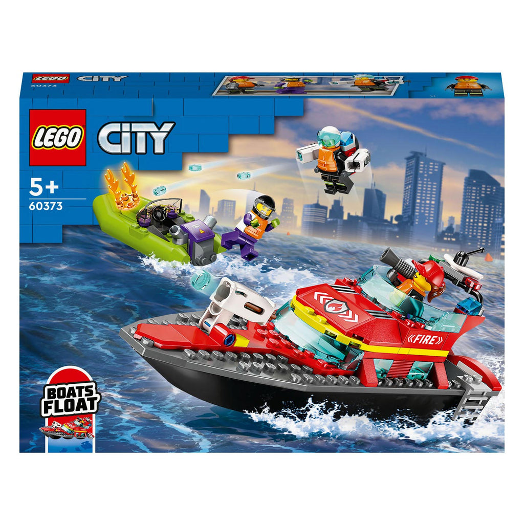 Lego city brandweer reddingsboot 60373
