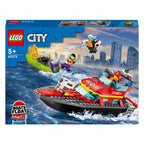 Lego city brandweer reddingsboot 60373