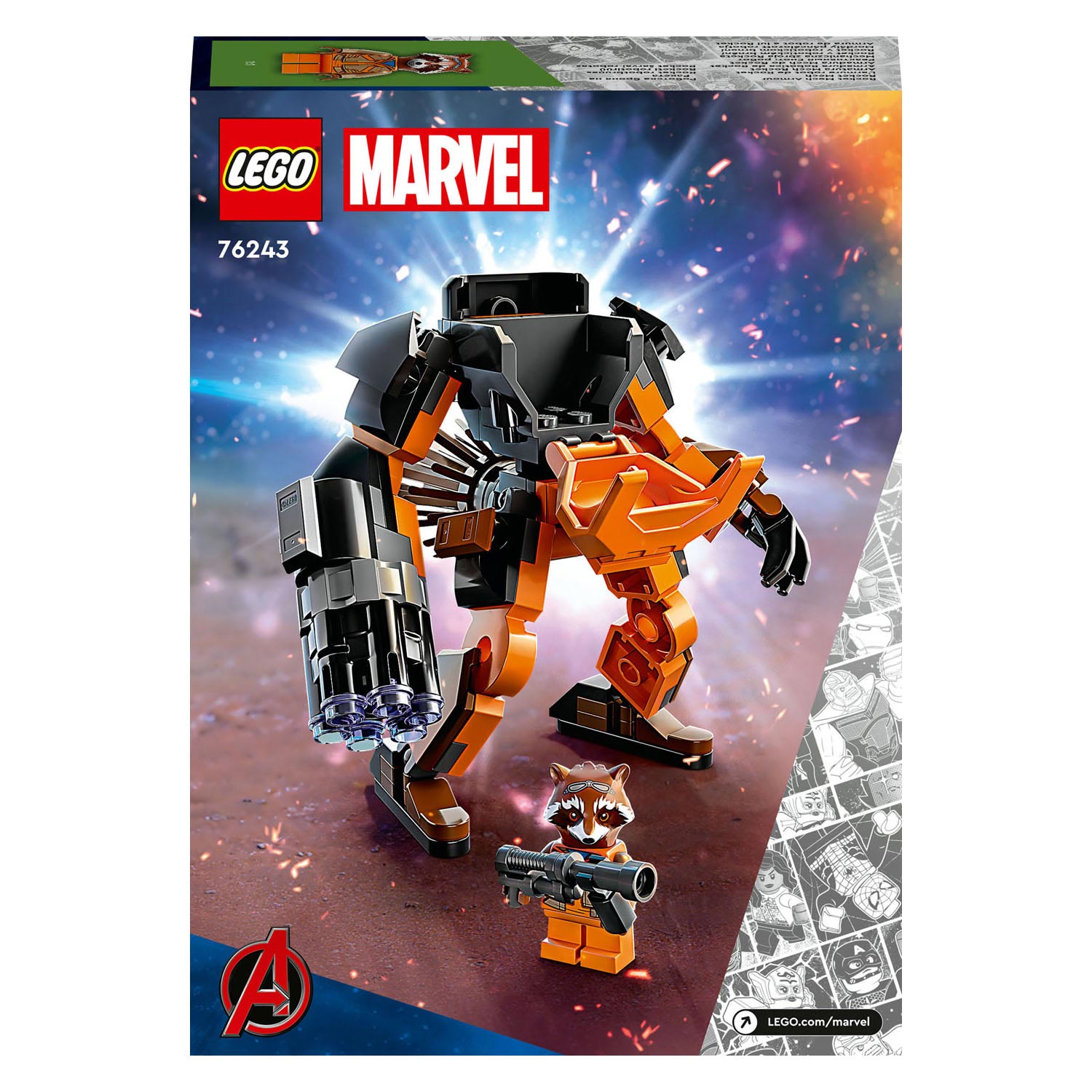 Lego marvel - rocket mechapantser constructiespeelgoed (76243)