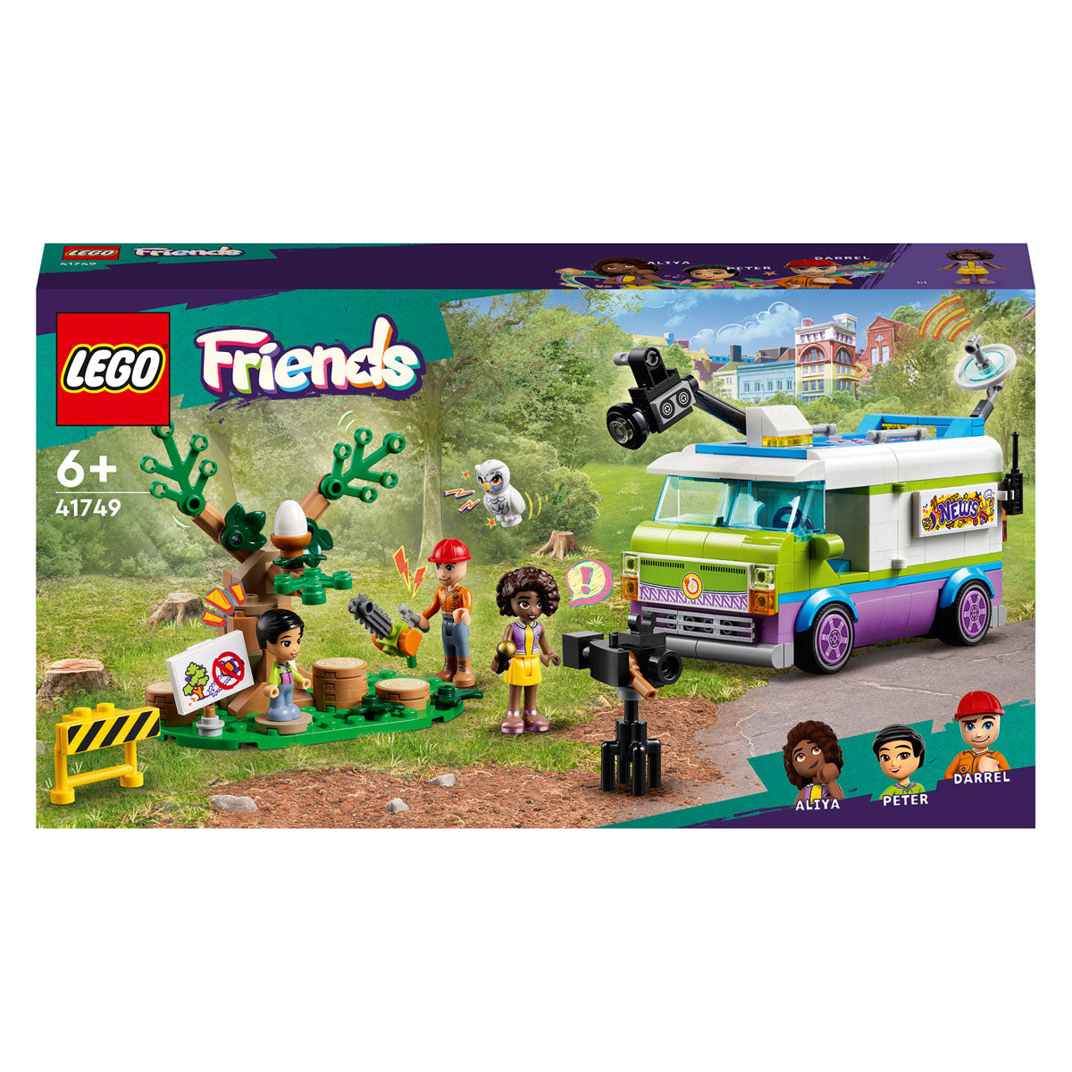 Lego friends - nieuwsbusje constructiespeelgoed (41749)