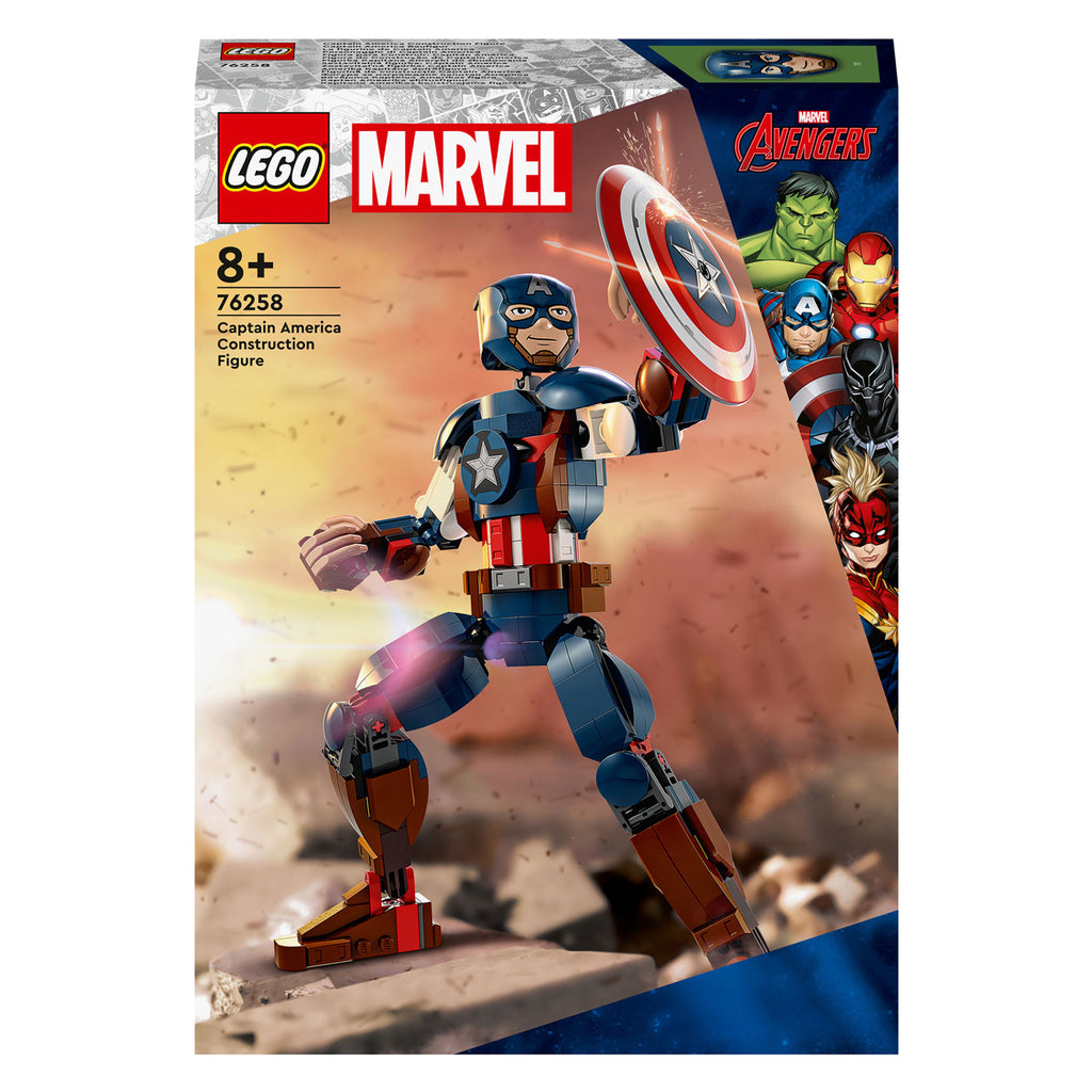 LEGO - super heroes 76258 captain america bouwfiguur