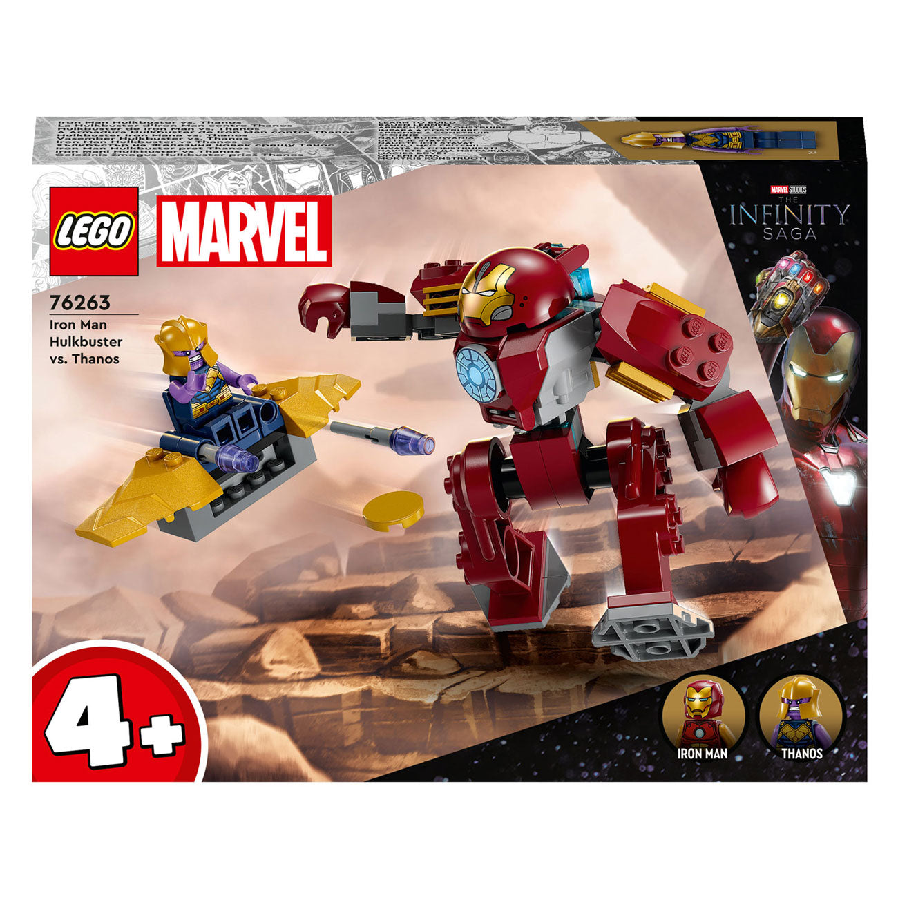 Lego marvel - iron man hulkbuster vs. thanos constructiespeelgoed (76263)