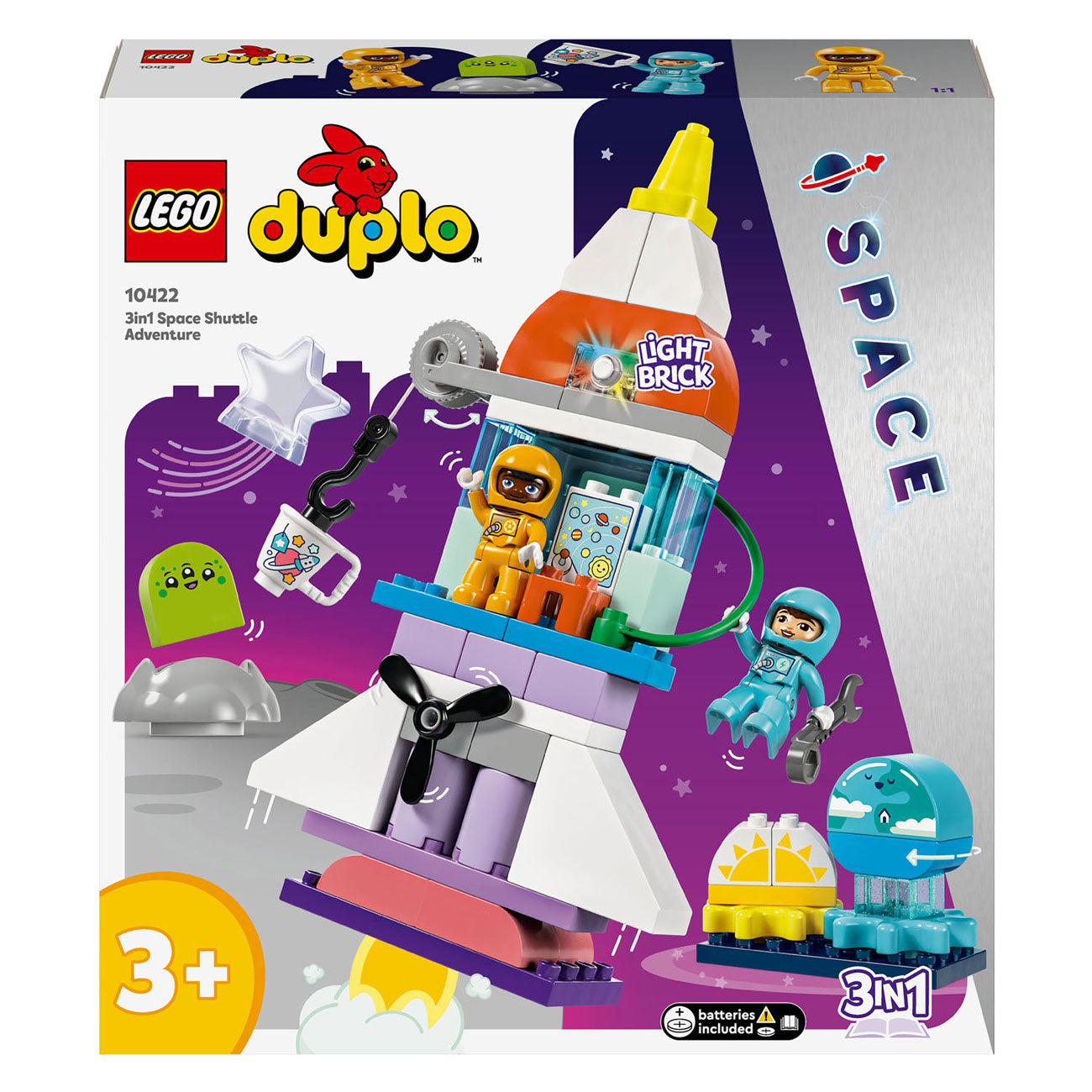 Lego duplo - 3-in-1 ruimteavontuur constructiespeelgoed (10422)