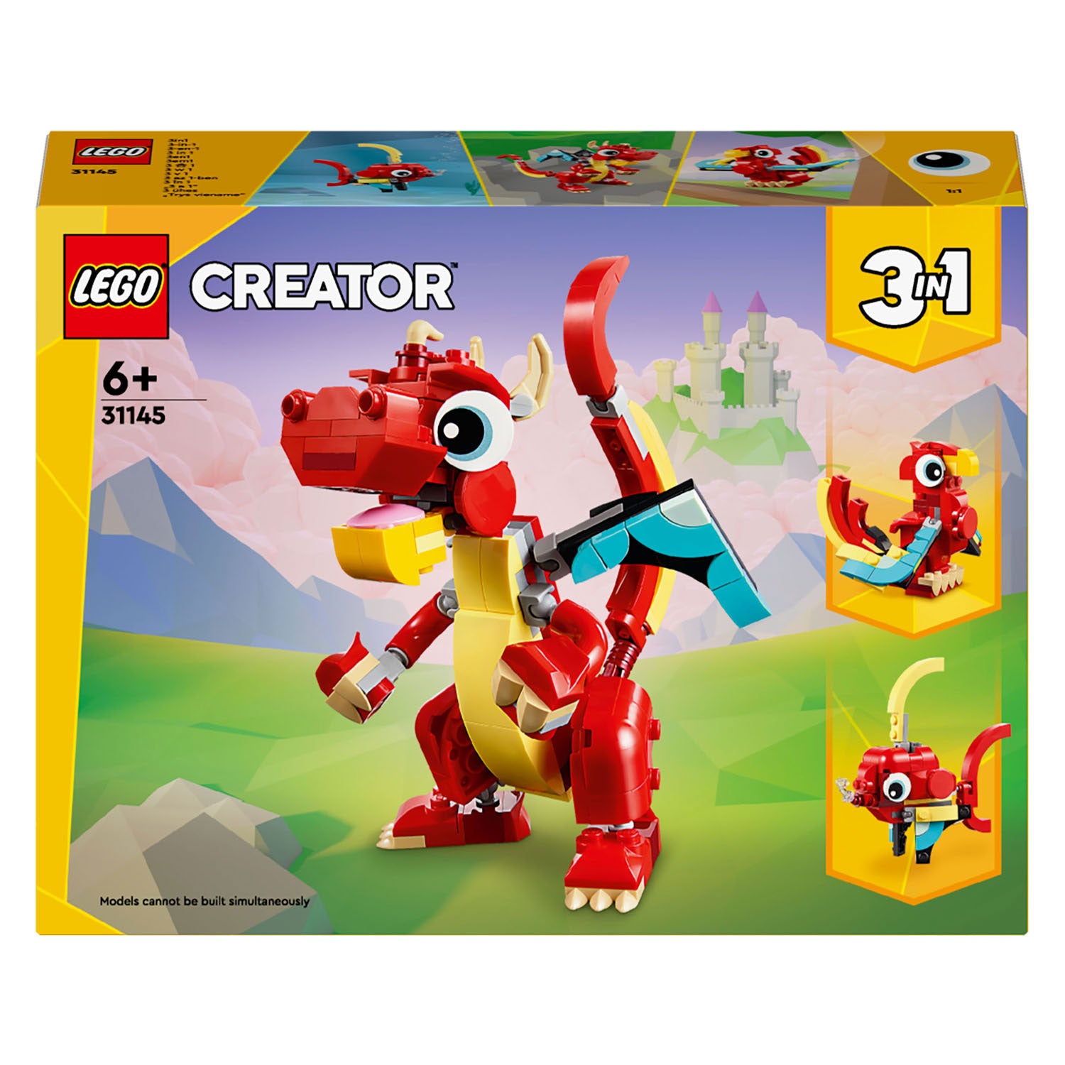Lego creator 31145 rode draak