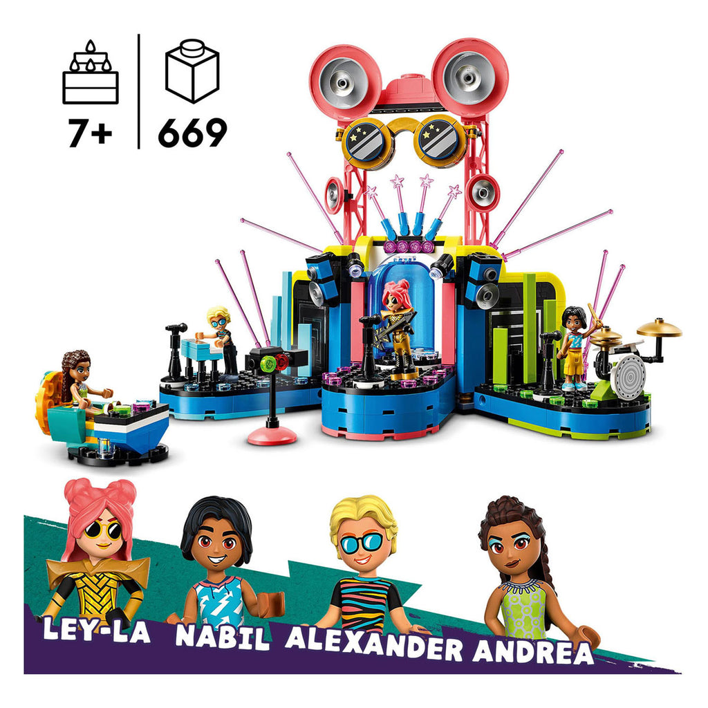 Lego friends - heartlake city muzikale talentenjacht constructiespeelgoed (42616)