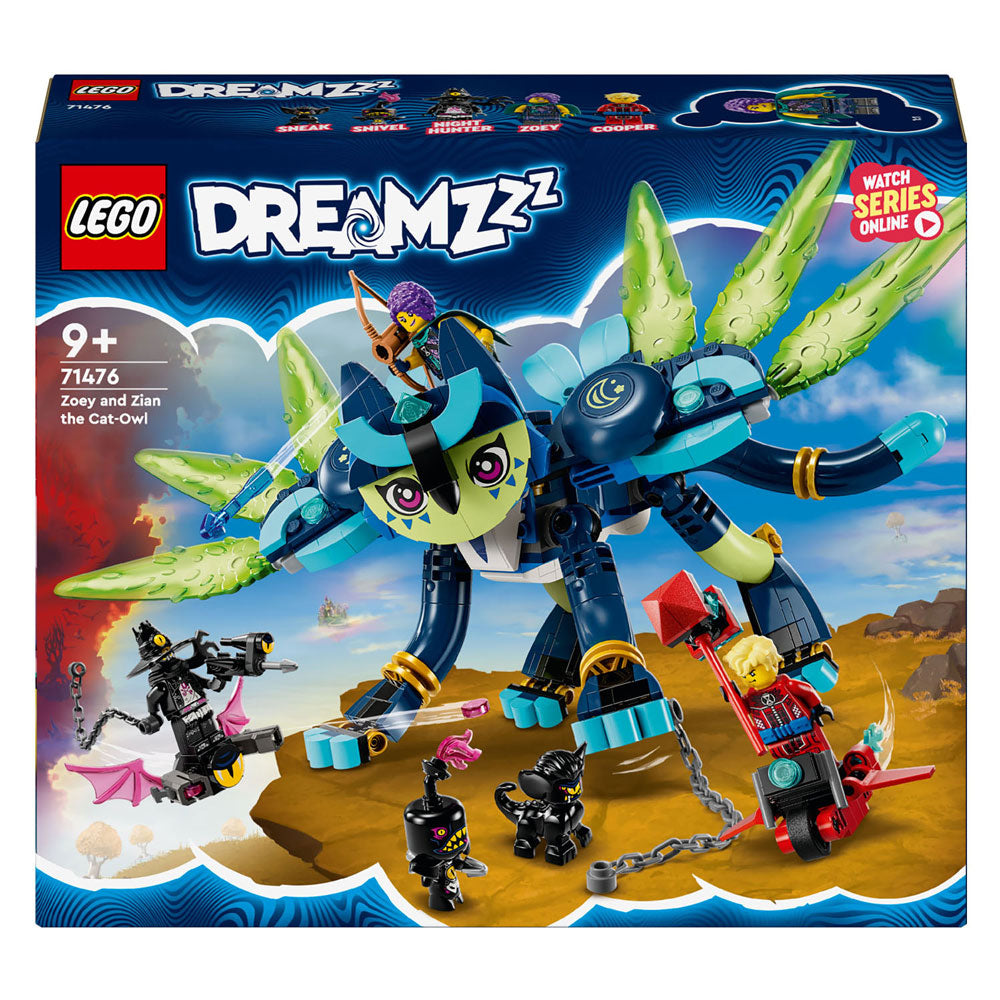 Lego dreamzzz - zoey en zian de kattenuil constructiespeelgoed (71476)