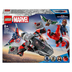 Lego marvel - captain america vs. rode hulk duel constructiespeelgoed (76292)