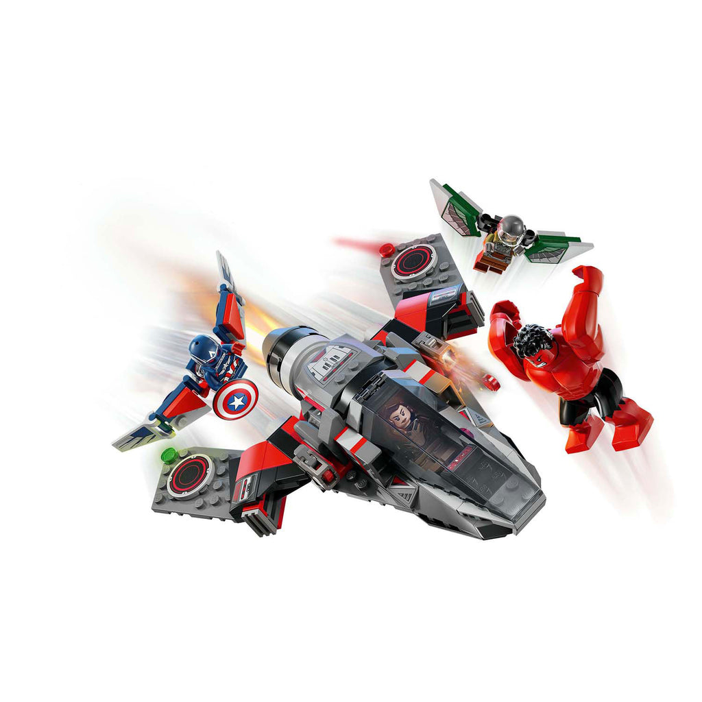 Lego marvel - captain america vs. rode hulk duel constructiespeelgoed (76292)