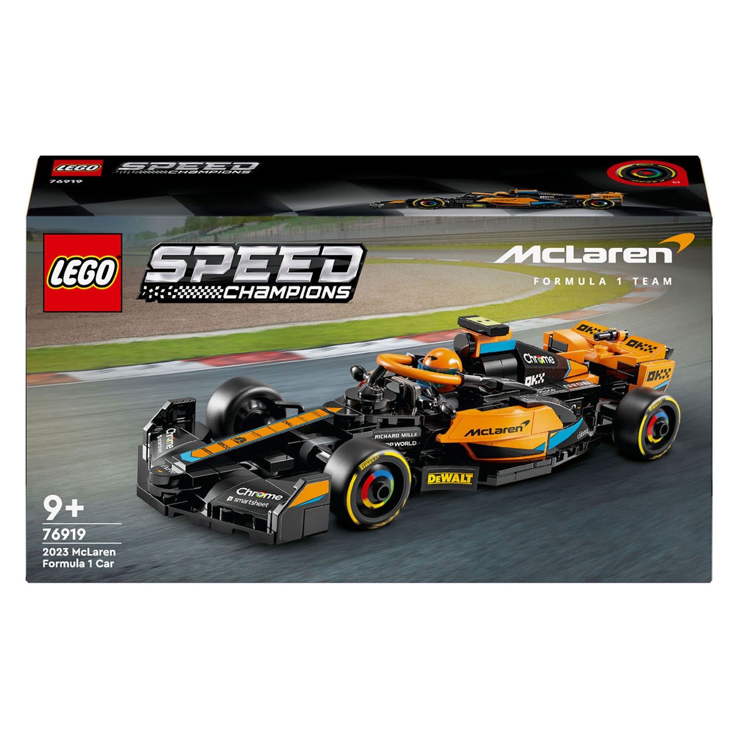 Lego speed champions - mclaren formule 1 racewagen 2023 constructiespeelgoed (76919)