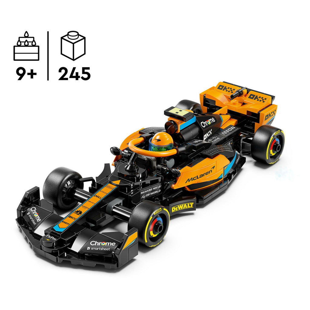 Lego speed champions - mclaren formule 1 racewagen 2023 constructiespeelgoed (76919)