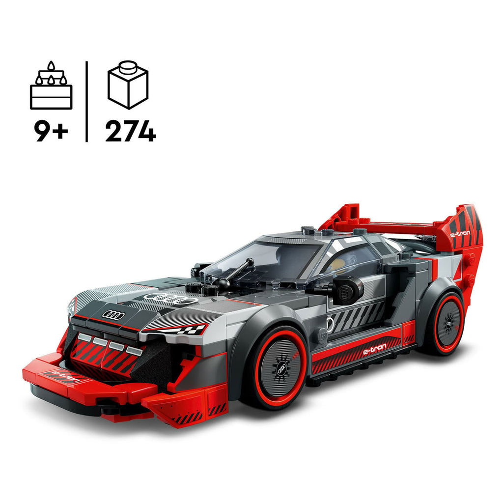 Lego speed champions - audi s1 e-tron quattro racewagen constructiespeelgoed (76921)