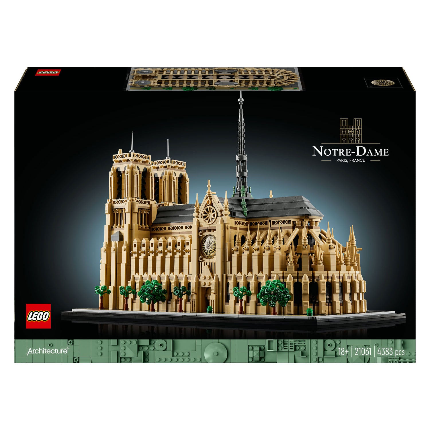 Lego architecture notre-dame van parijs - 21061