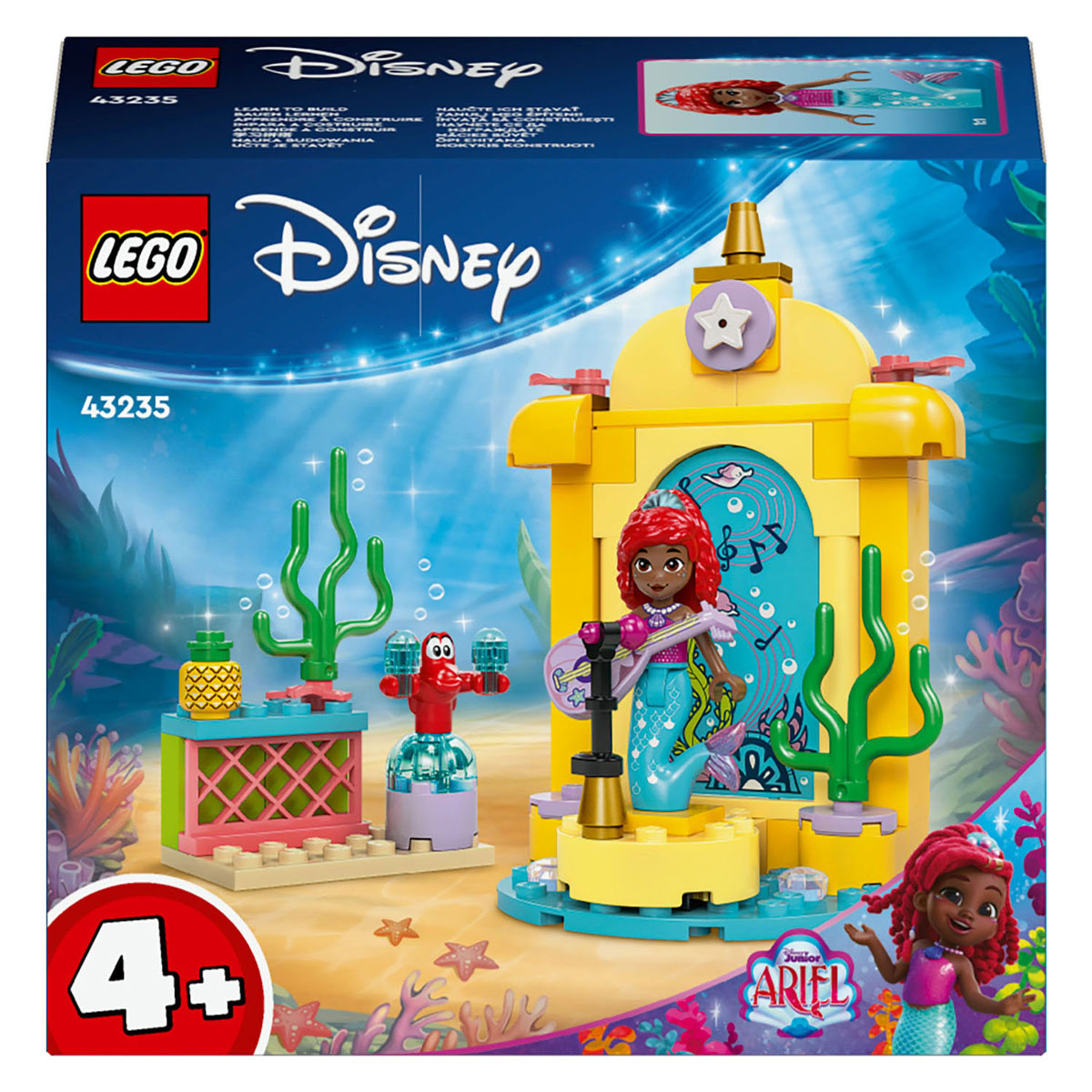 Lego disney princess - ariëls muziekpodium constructiespeelgoed (43235)